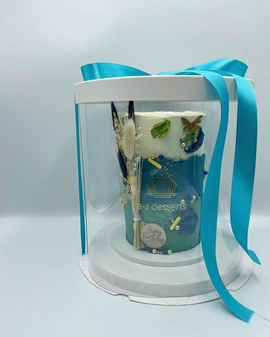 Clear Round Cake Box 8 Inch
