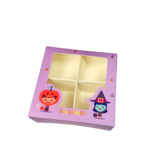 Kids Halloween Window Boxes With Inserts- 10x10x3.5cm