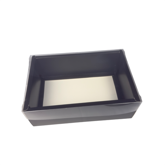 Clear Lid Deep Border Box  - 24 x 16 x 8 cm