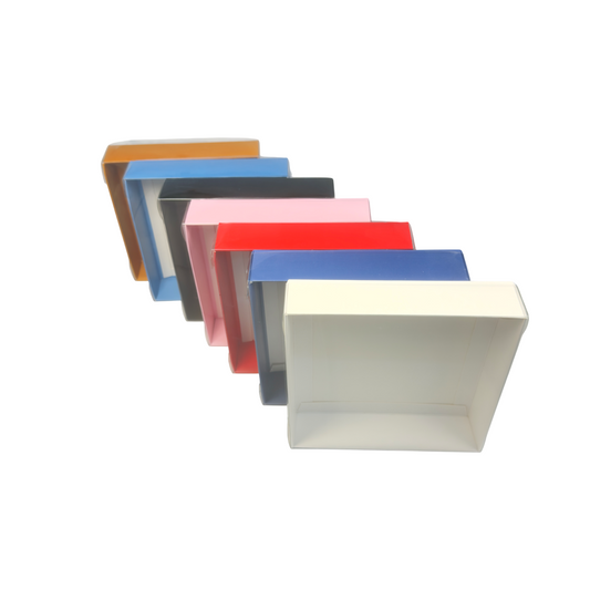 Clear Lid Boxes - 15 x 15 x 3.5 cm