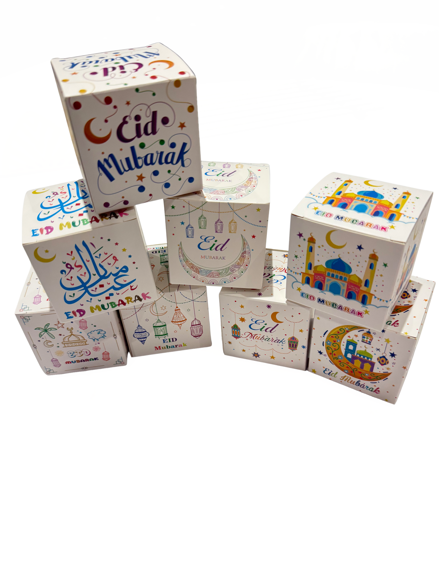 Eid Mubarak Gift Cubes - 6x6x6cm