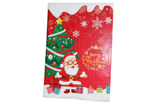 Christmas Advent Calendar – Festive Santa & Tree Design