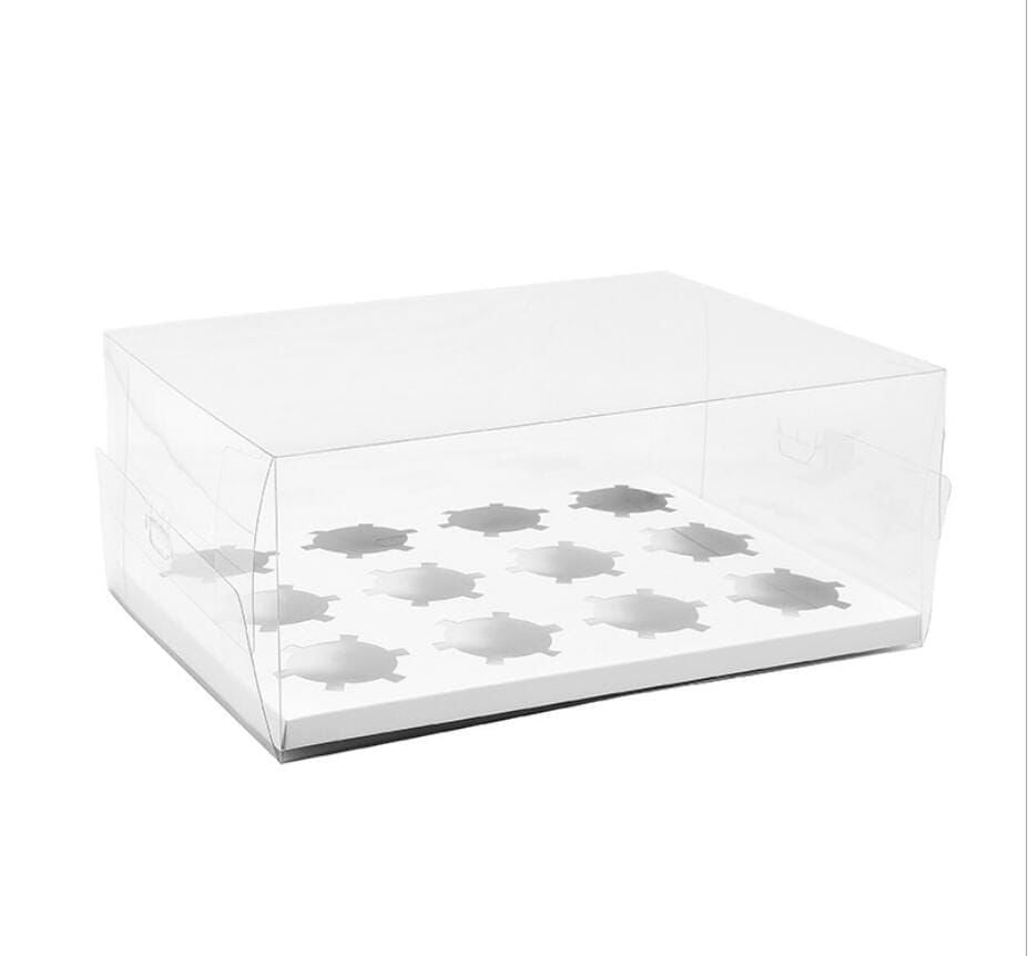 Clear cupcake box ( 12 hold ) Sweet Treats Packaging