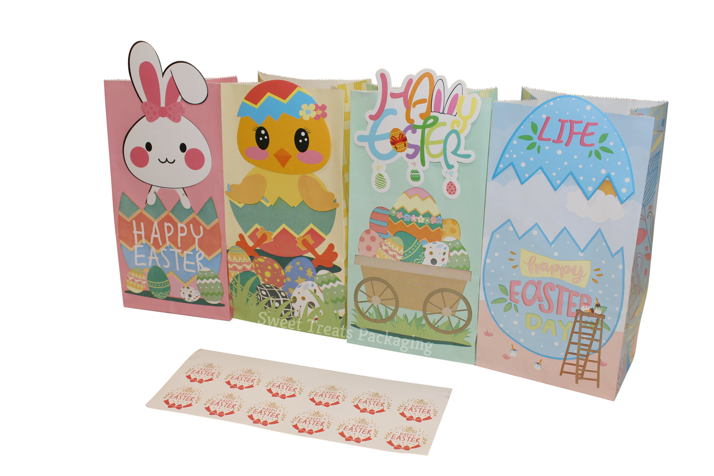 Easter pick and mix bags with stickers (24pack)