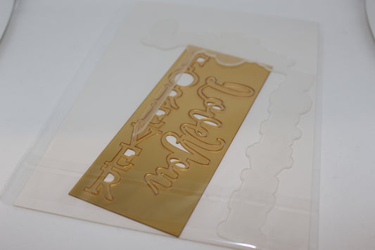 Love You Forever cake topper