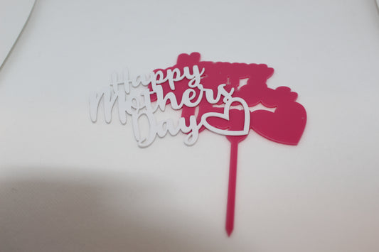 Happy Mothers Day cake topper