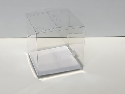 Clear Cake Box 13x13x13cm ( fits inside presentation box)