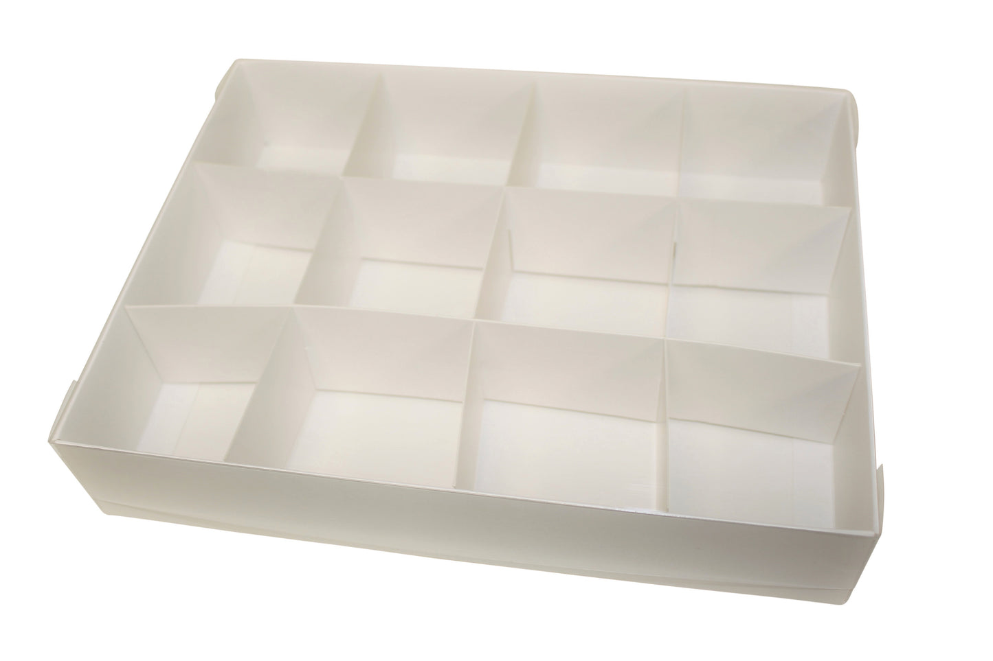 Clear lid box with Red Santa sleeve - 26 x 20 x 5cm
