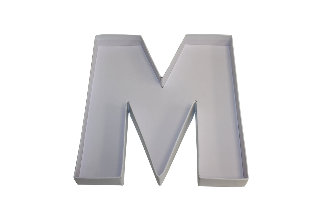 Empty Fillable letter 'M' – Sweet Treats Packaging