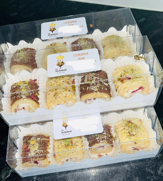 Medium Clear Macaron Box - 15x5x5cm