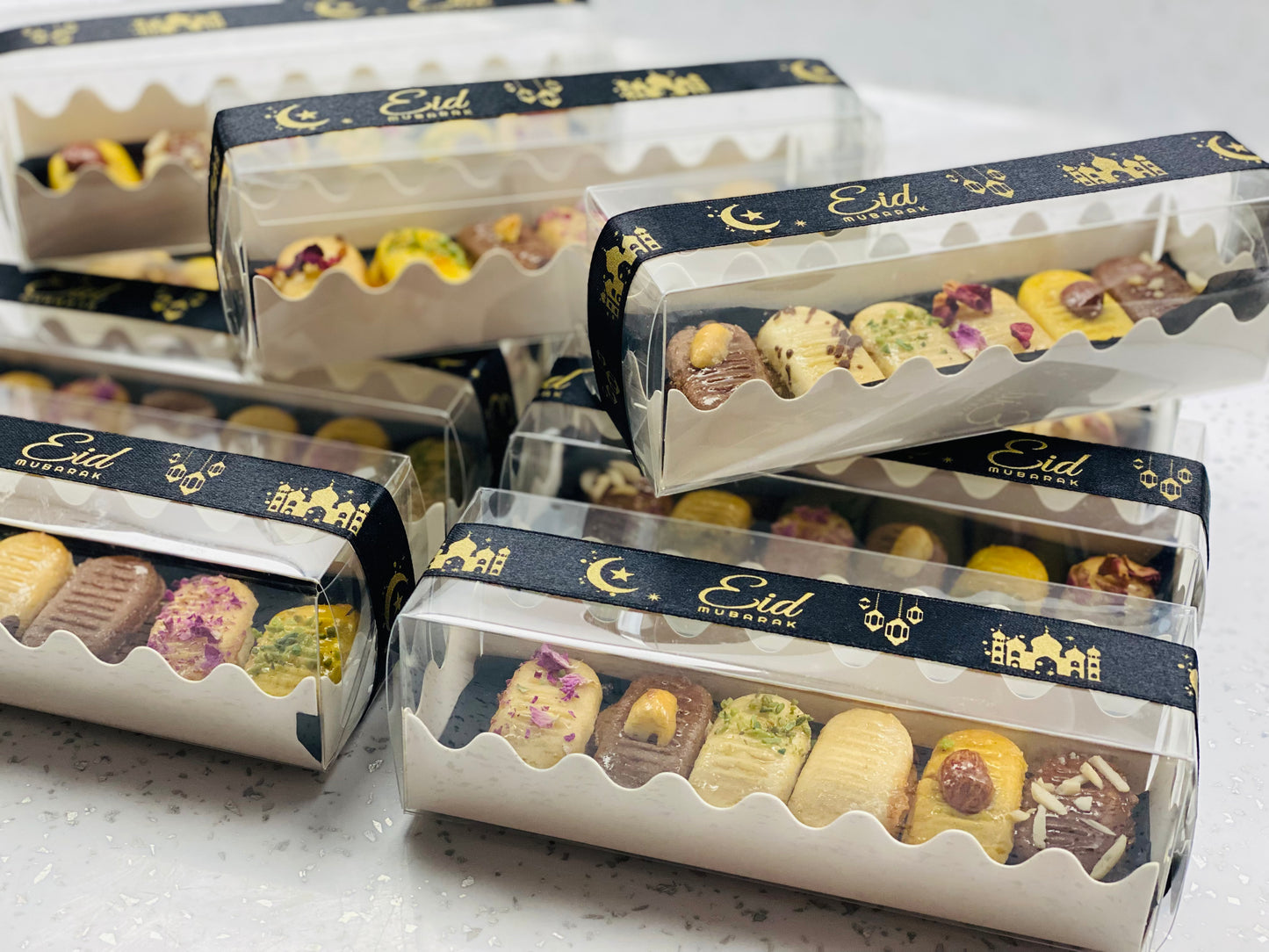 Medium Clear Macaron Box - 15x5x5cm
