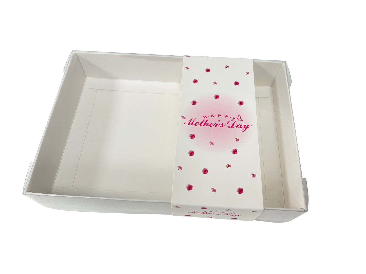Clear Lid Box With Mothers Day Sleeve - 20 x 14 x 3.5cm