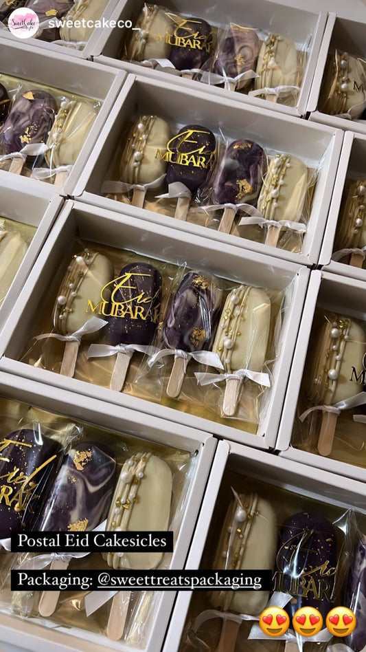 Clear Lid Border Boxes - 17x12x3.5cm