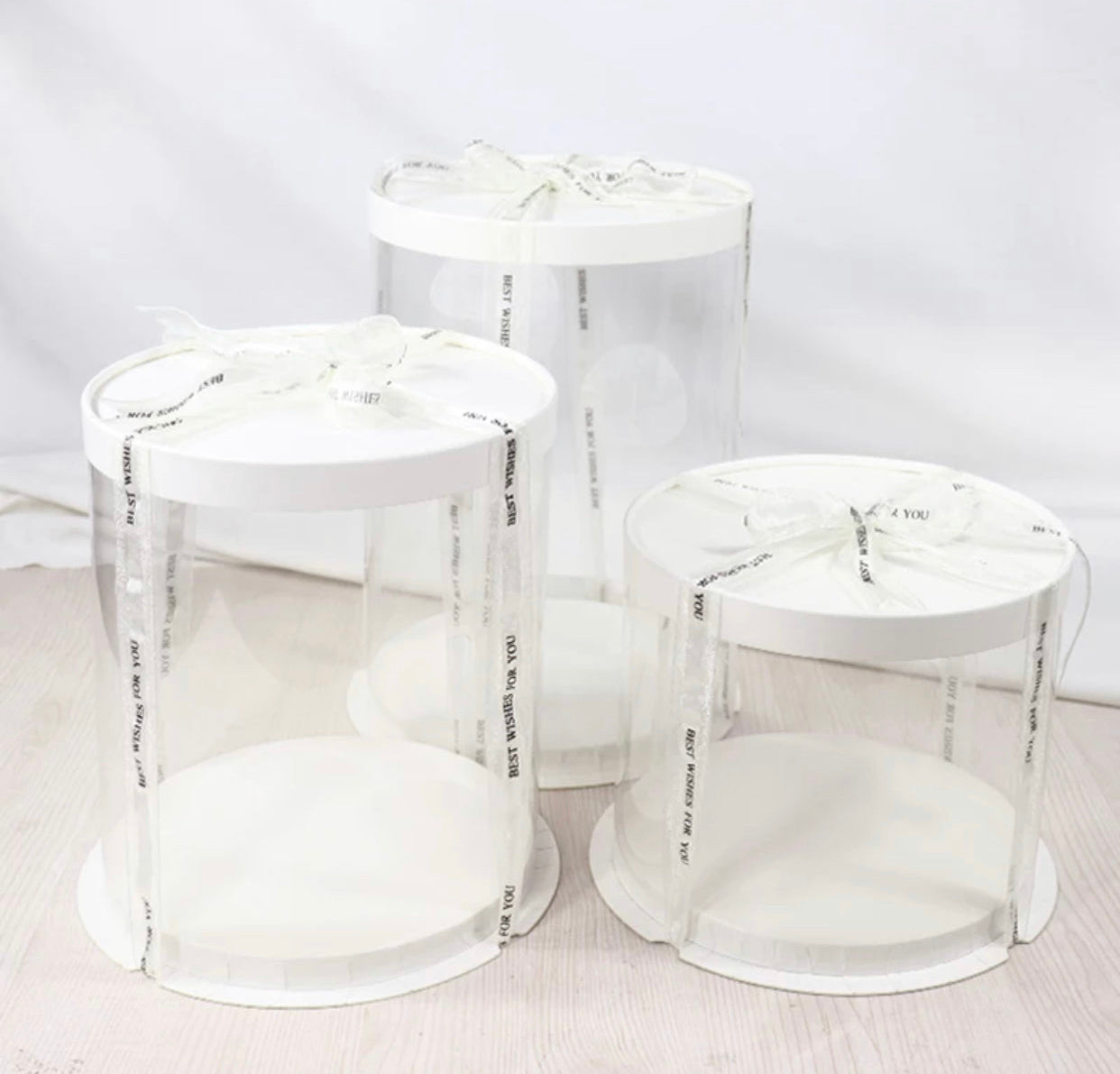 Clear Round Cake Box 8 Inch