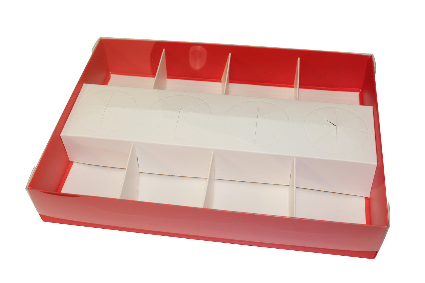 Clear Lid Fondue/Dipping Box with Christmas Sleeve