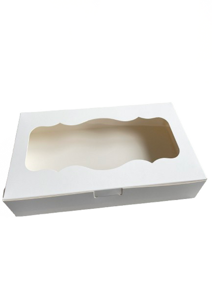 Bakery/Treat White Window Boxes - 2 Sizes