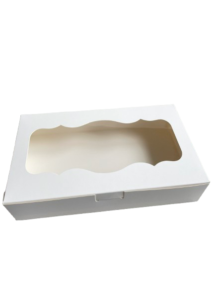 Bakery/Treat White Window Boxes - 2 Sizes