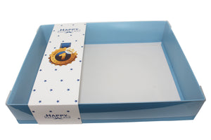 Clear Lid Box With Father's Day Sleeve - 26 x 20 x 5cm