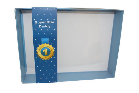 Clear Lid Box With Super Star Daddy Sleeve - 30 x 22 x 5cm