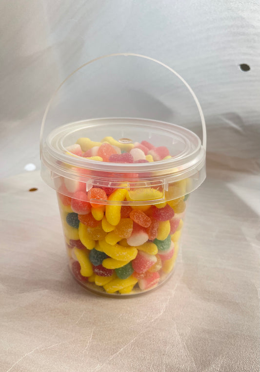 Transparent Sweet Buckets With Handles