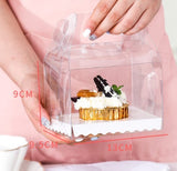 Clear Cupcake Box With Handle