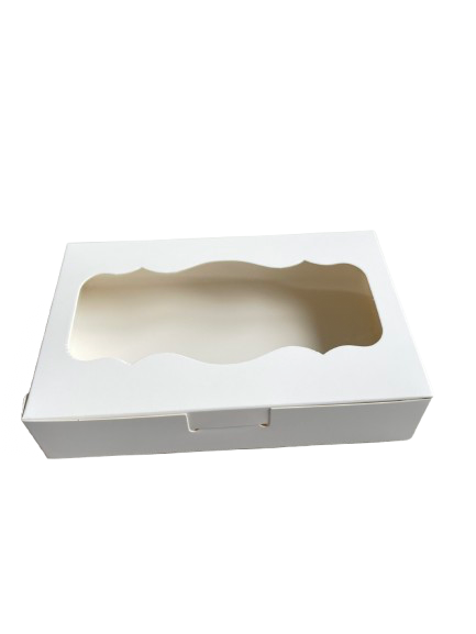 Bakery/Treat White Window Boxes - 2 Sizes