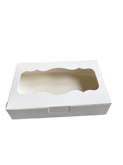 Bakery/Treat White Window Boxes - 2 Sizes