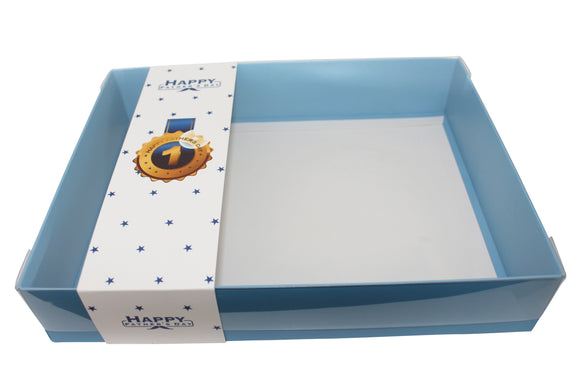 Clear Lid Box With Happy Father Day Sleeve - 30 x 22 x 5cm