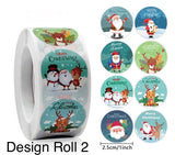 Christmas Design Stickers - 2.5cm(1inch )