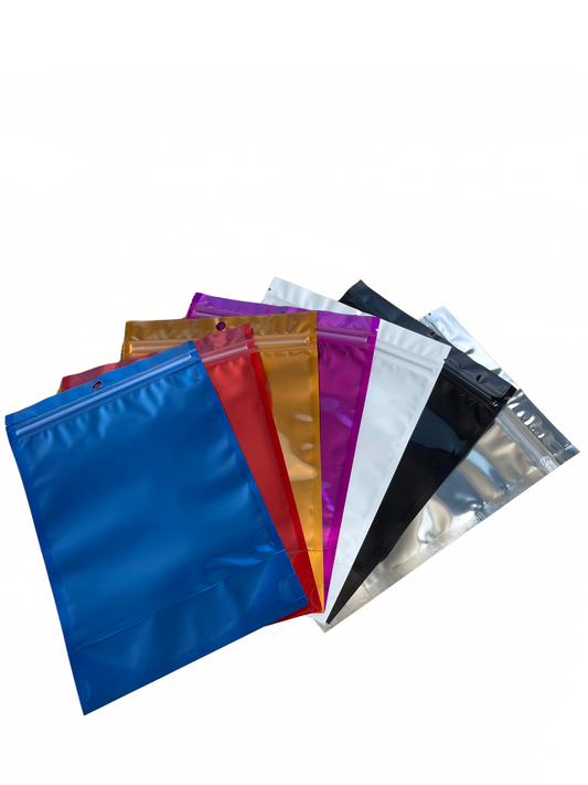 Resealable Clear Sweet Bags - Multiple Colours