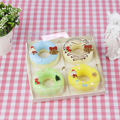 Clear Lid Donut & Brownie Box (4 or 6 Grid)