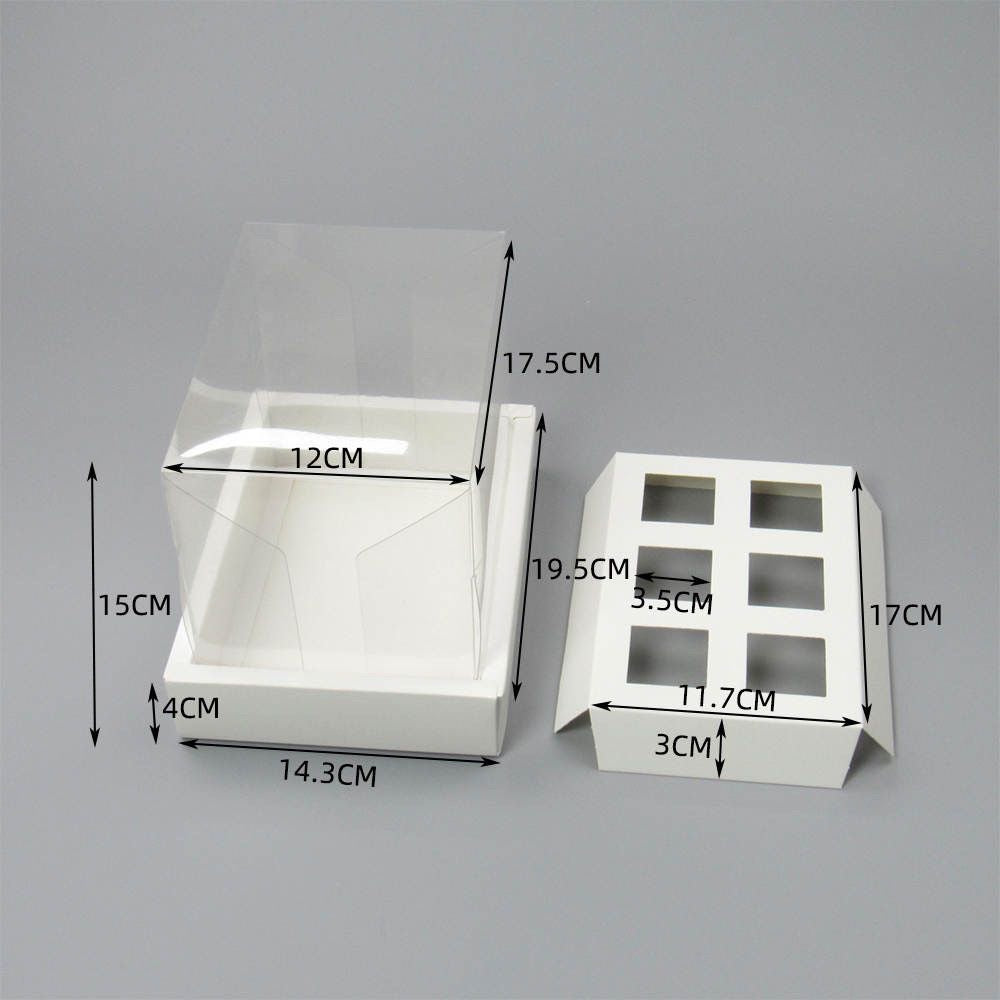 Transparent Dessert Cup/Shot Boxes with White Base (10 Pack) – 3 Sizes + Acrylic Dessert Cups Add-On
