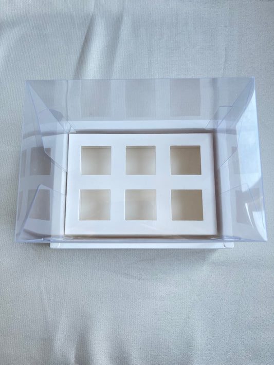 Transparent Dessert Cup/Shot Boxes with White Base (10 Pack) – 3 Sizes + Acrylic Dessert Cups Add-On