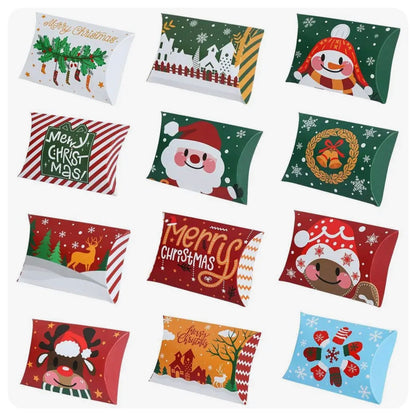 Christmas Pillow Boxes - 12 Pack