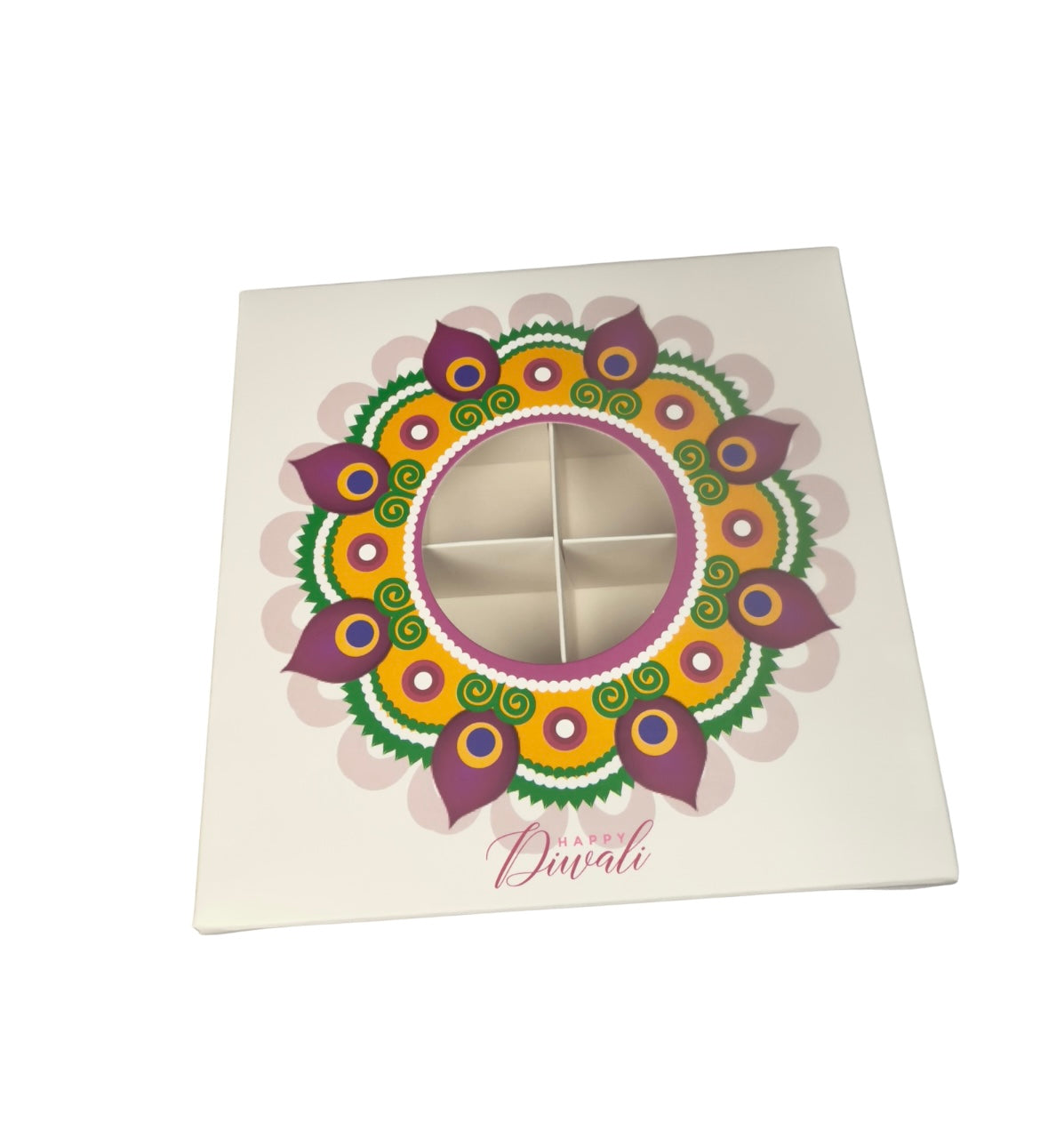 Diwali Pattern Window Boxes - 15x15x3.5cm