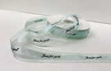 Organza Ribbon 'Just for You' Text