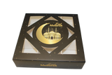 Black & Gold Eid Mubarak Window Boxes - 15x15x3.5cm