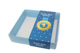Clear Lid Box With Blue Super Star Daddy Sleeve - 15 x 15 x 3.5cm