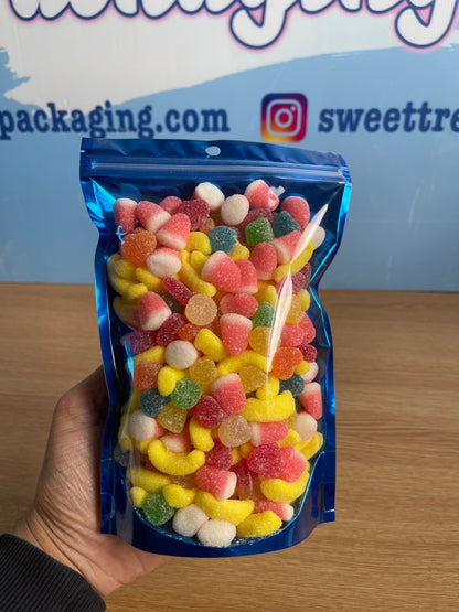 Resealable Clear Sweet Bags - Multiple Colours