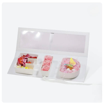 White "EID" Window Treat Box -44x15x5.3cm