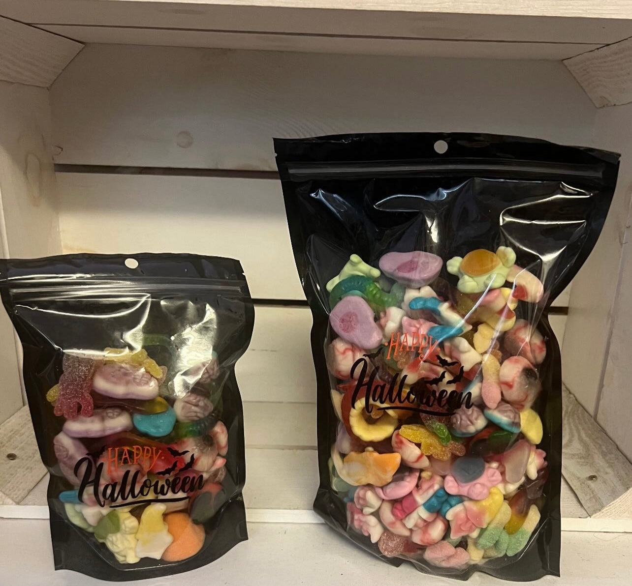 Resealable Clear Sweet Bags - Multiple Colours