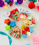 PRE-ORDER - Clear 6 Section Tray With Flat Lid