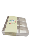 Clear Lid Box With Thank You Teacher Sleeve - 15 x 15 x 3.5cm