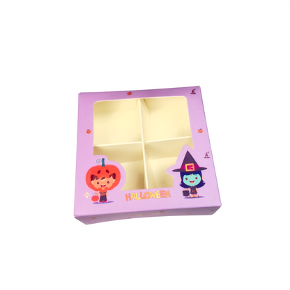 Kids Halloween Window Boxes With Inserts- 10x10x3.5cm