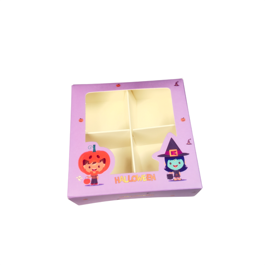 Kids Halloween Window Boxes With Inserts- 10x10x3.5cm