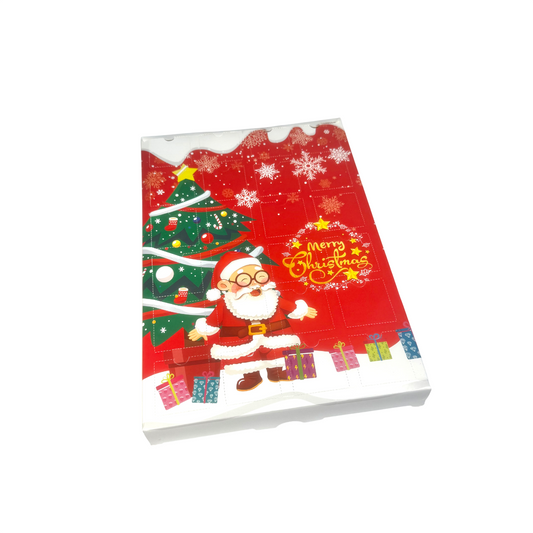 Christmas Advent Calendar – Festive Santa & Tree Design