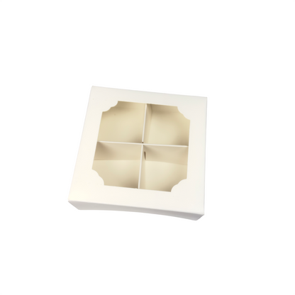 Small Empty Window Boxes With Inserts- 10x10x3.5cm