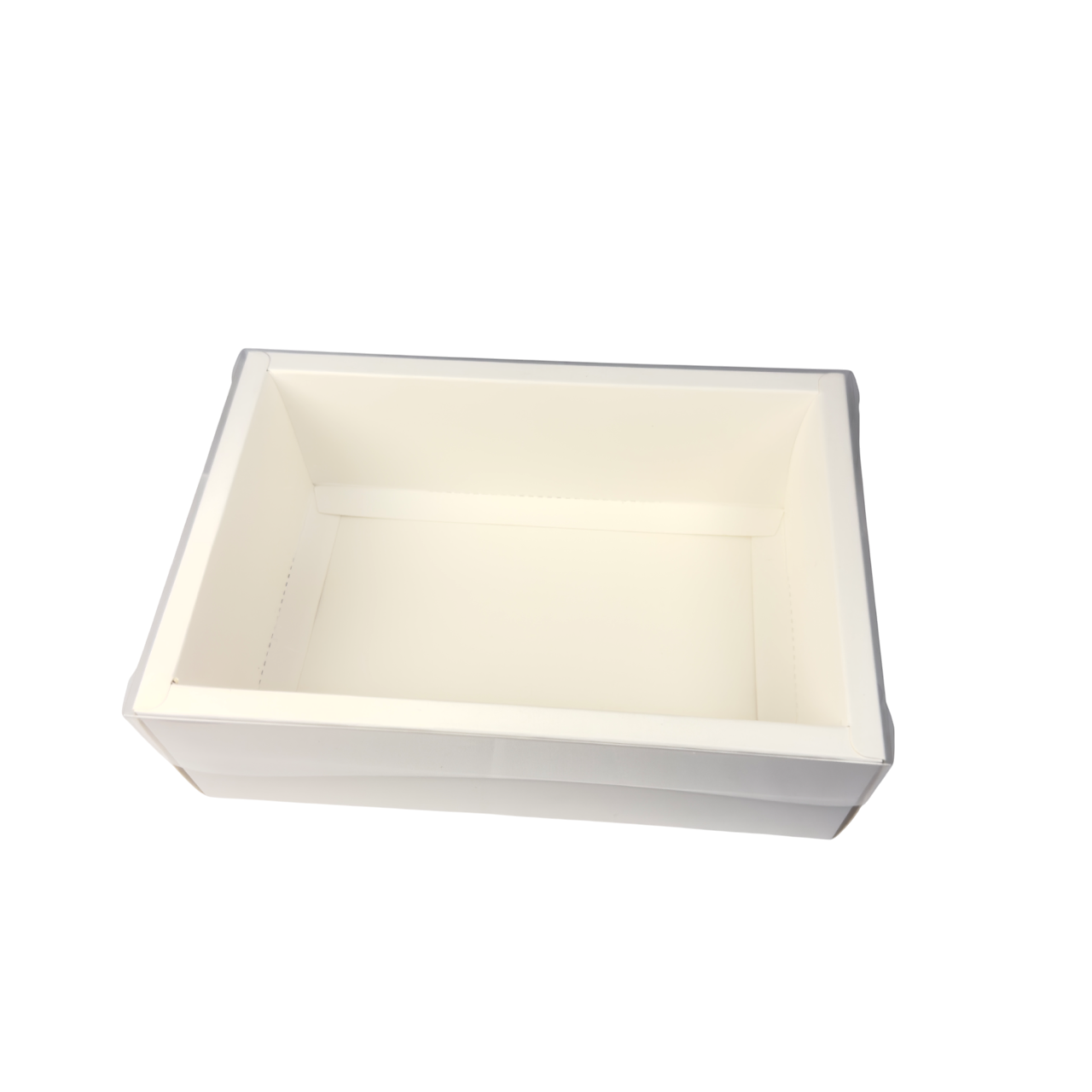 Clear Lid Deep Border Box  - 24 x 16 x 8 cm
