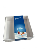 Small Clear Lid Cookie Box With Christmas Sleeve - 12x12x3.5cm