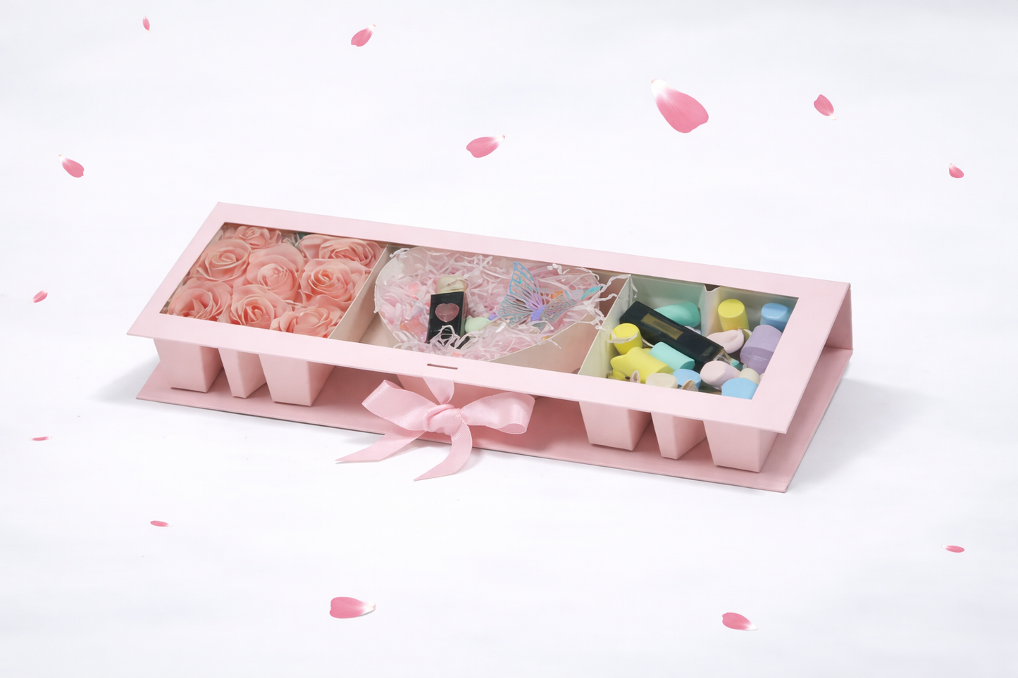 Pink 'M❤️M' Window Treat Box - 44x15x5.3cm